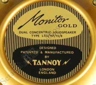 TANNOY GRF 15 GOLDS ALNICO VINTAGE SPEAKER PAIR NICE  