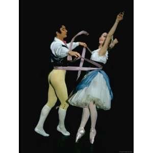  Royal Ballet Dancers Nadia Nerina and David Blair in Pas 