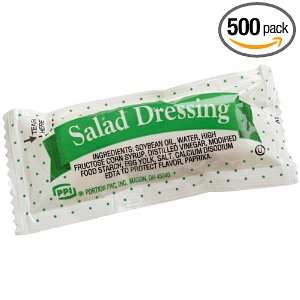Portion Pack Salad Dressing, 0.42 Ounce Single Serve Packages (Pack of 