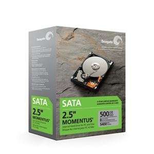  Seagate Retail, 500GB 2.5 SATA Hard Drive (Catalog Category Hard 