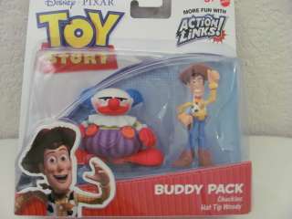 TOY STORY 3 BUDDY PACK CHUCKLES HAT TIP WOODY RARE!!!  