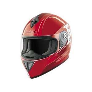  Shark RSI Full Face Hologram Motorcycle Helmet Red Extra 