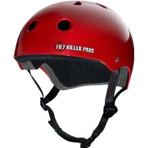  187 Pro Helmet Large Red Skate Helmets