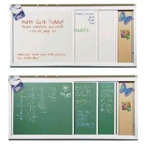  12W x 4H Horizontal Sliding Board (4 Track/4 Panel) with 