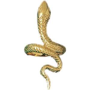  14kt Yellow Gold Snake Ring Jewelry