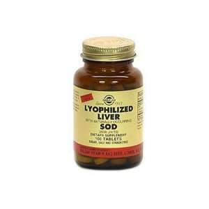  Solgar S.O.D. (Lyophilized Liver) (100 tablets) Health 