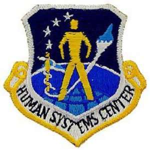  U.S. Air Force Human Systems Center Patch Blue & White 3 