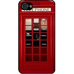  Rikki KnightTM British Phone Booth Black Hard Case Cover 
