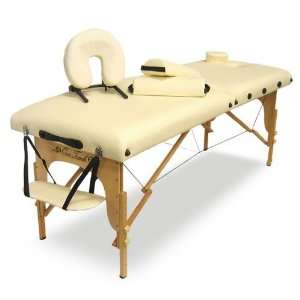  OneTouch Massage Elite Series Portable Massage Table Cream 