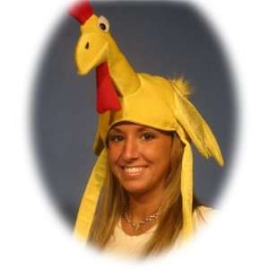  Yellow Chicken Hat Unisex Zany Fun Halloween Toys & Games