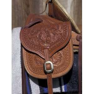  Detail of Ornate Horse Saddle Bag, Deer Lodge, Montana 