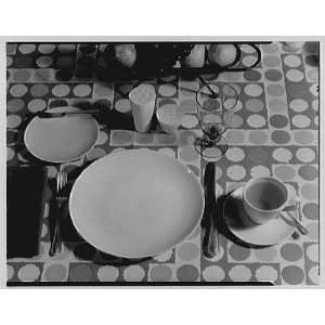   Advertising Co. Table set up at Lillian Weiss 1953