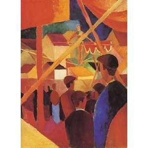  Tightrope Walker, 1914 By August Macke Highest Quality Art 