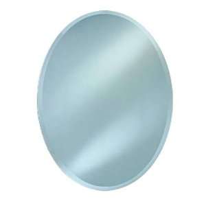   Radiance Oval Frameless 1 Bevel Wall Mirror RM 326