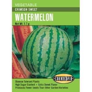  Watermelon Crimson Sweet Seeds Patio, Lawn & Garden
